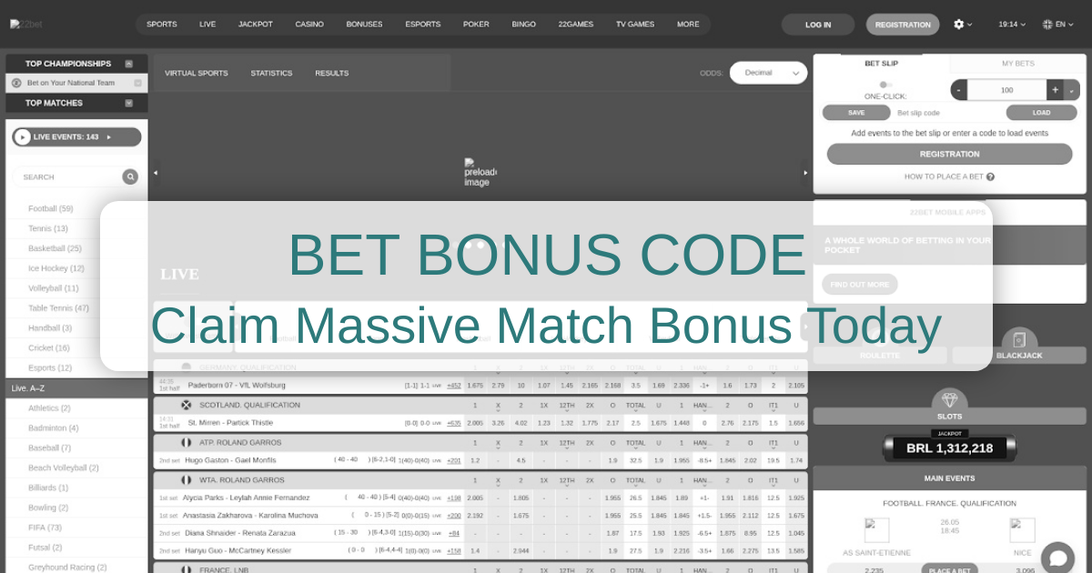 22Bet Bonus Code 2026 | Exclusive USA Promo Offers
